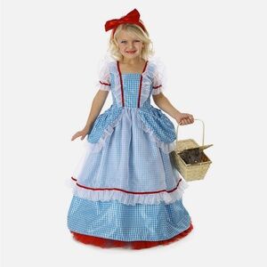 Wizard of Oz Dorothy Princess Costume Girl Medium 8 Dorothy Dress Play Halloween
